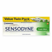 100G SENSODYNE TWIN PACK FRESH MINT PASTE