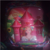 cinderella children cartoon character trolley school bag