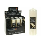 THE CANDLE FACTORY VANILLA BLISS SCENTED PILLAR CANDLE