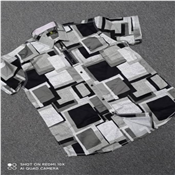 Men's Quality Short Sleeve Stripe Men Dress Shirt