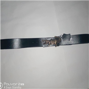 MEN'S BLACK LEATHER BELT