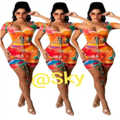 Sexy long sleeve short up and down derss