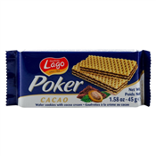 Lago Poker Cacao Wafers