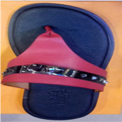 The Mens Simple Style Palm Rope Leather Slippers 