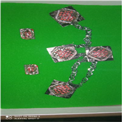 BEAD STUD WITH COFFLINES