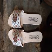 Ladies Suede Casual Flat Slippers