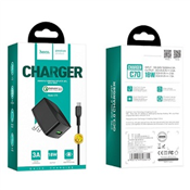 HOCO SINGLE PORT CHARGER SET MICRO QUALCOMM 3.0