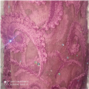 NET FLOWER LACE FABRIC