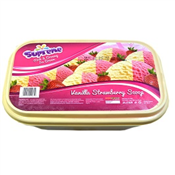 SUPREME VANILLA STRAWBERRY SCOOP 