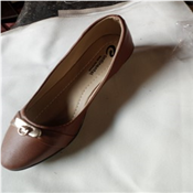 Flat Leather Shoe For Ladies