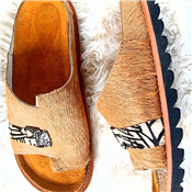 Designer men's fashion Pam slippers.