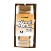 300 Cotton Swabs wood sticks