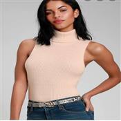 SLEEVELESS TURTLE NECK