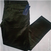 MEN'S DARK GREEN SWEDE TROUSER