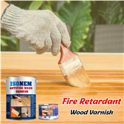 ANTIFIRE WOOD VARNISH, TRANSPARENT CLEAR INTUMESCENT FIRE RETARDANT FOR WOOD, FURNITURE, DOOR, TABLE ETC.