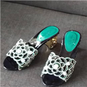 WOMEN FASHIONABLE LOW HEEL SLIPPERS