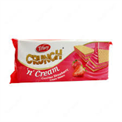 76G TIFFANY CRUNCH N CREAM STRAWBERRY WAFERS