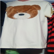 Fire Polo T Shirt Round Neck MEN/Women-White