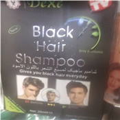 Black hair shampoo