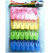 SUNBELT PLASTIC FAMILY UTENSIL SINGLE ROUND PEGS 24PCS