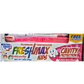 HEALTHSMART KIDS TOOTHPASTE WITH BRUSH