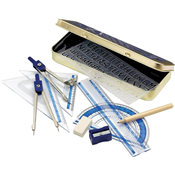 Maths Set with Storage Tin