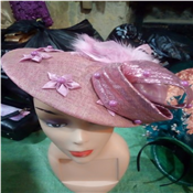 Unique Peach Fascinator