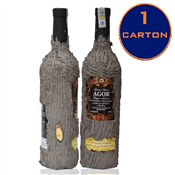 CARTON of AGOR red wine.