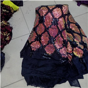 Lace High Quality  Velvet Net Lace With Sequence