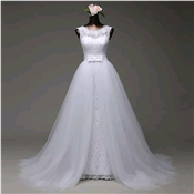   Shipped from abroad White Wedding Gowns For Bride