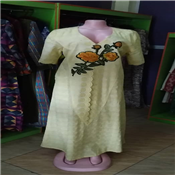 LADIES MAXI LACE DRESS EMBROILED WITH  FLOWER 