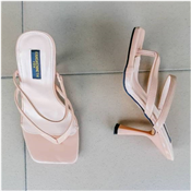 LADIES HEEL SLIPPERS