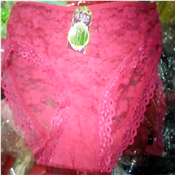 Women Cotton and Lace Panties - Dozen