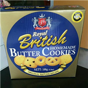 100G ROYAL BRITISH BUTTER COOKIES