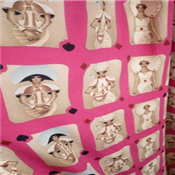 Patterned chiffon material