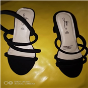 Ladies Fashion Mid Heel Slippers