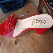 Ladies Fashion Mid Heel Slippers