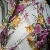 Ladies Poly Flower Material- 3yards