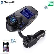 Car MP3 Audio Player Bluetooth FM Transmitter Wireless FM Modulator Car Kit HandsFree LCD Display USB Charger