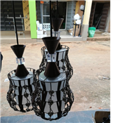 Basket dropping lighting for interiors