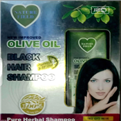 Olive oil black hair shampoo