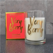 STRAWBERRY VERY BERRY SCENTED CANDLE