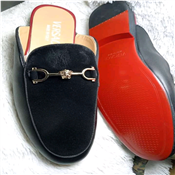 Men's Suede Half Cut Slip-On