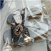 Ladies Fashion Mid Heel Slippers 