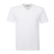 MEN'S RUNCOOL WHITE SLEEVELESS V- NECK
