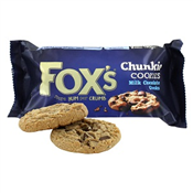 180G FOX'S CHUNKIE COOKIES MILK CHOCOLATE CHUNKS