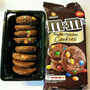 180G M&M'S DOUBLE CHOCOLATE COOKIES
