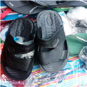 Rubber slippers