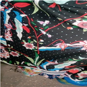 Quality Flower Crepe Fabric Per Yard 600