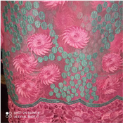 NET FLOWER LACE FABRIC
